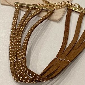 Nwt Ettika leather choker